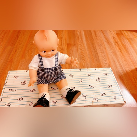 Kewpie boy "Buddy" vinyl Lee Middleton 16" Cameo 1967 vintage - Picture 6 of 11